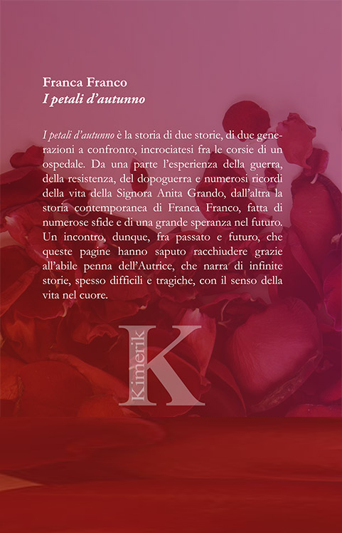 Quarta di copertina di I petali d'autunno